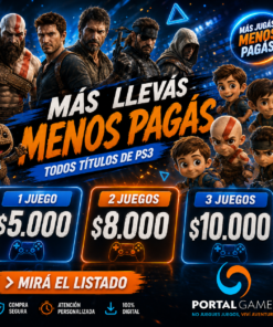 Arma tu combo de ps3